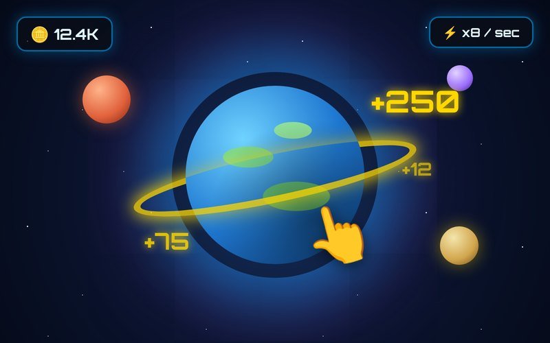 Planet Clicker - build your planetary empire game